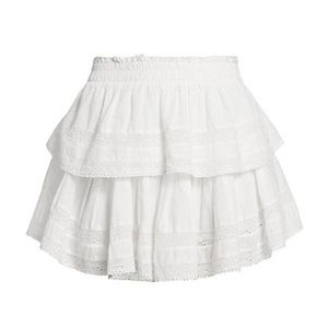 LOVESHACKFANCY SKIRT DUPE Aerie white size XS